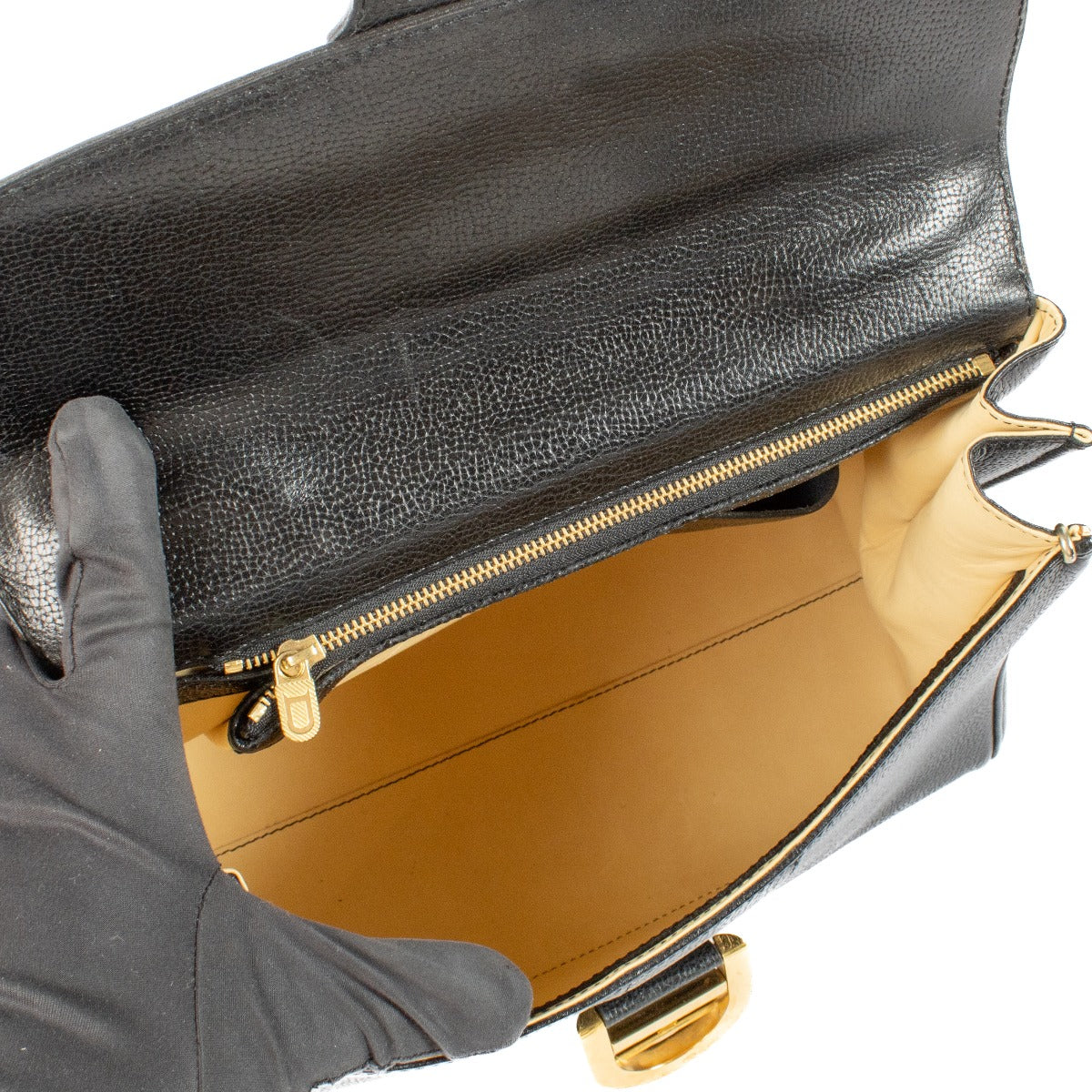 Delvaux Black Galop Brillant MM