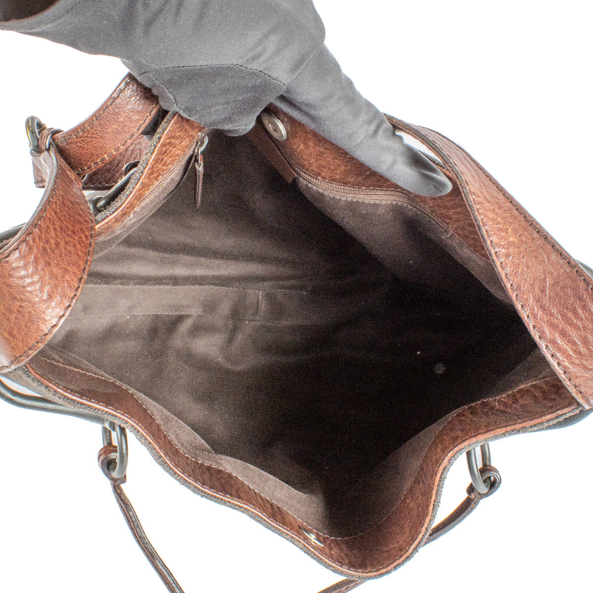 Gucci Brown GG Canvas Horsebit Shoulder Bag
