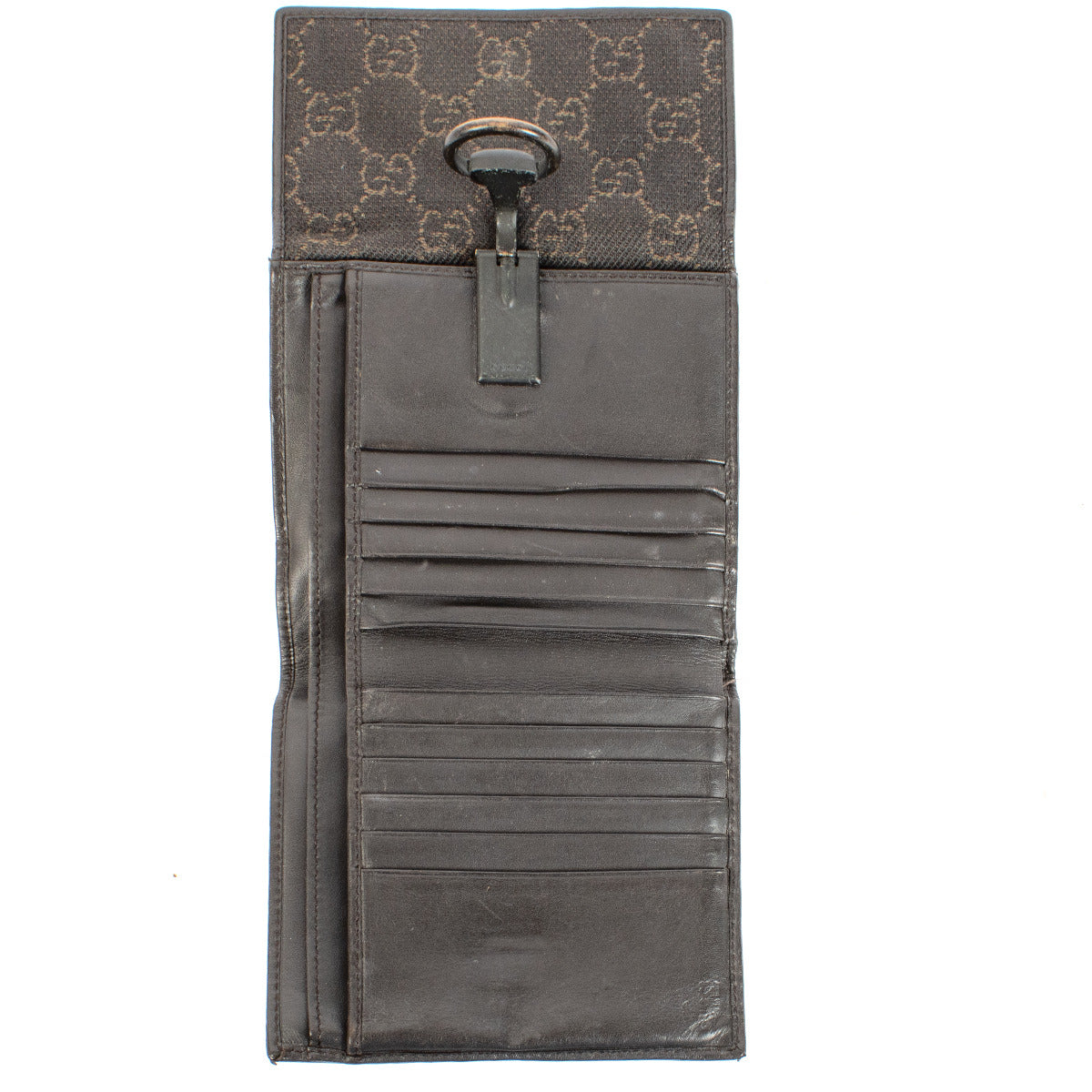 Gucci Brown GG Canvas Horsebit Wallet
