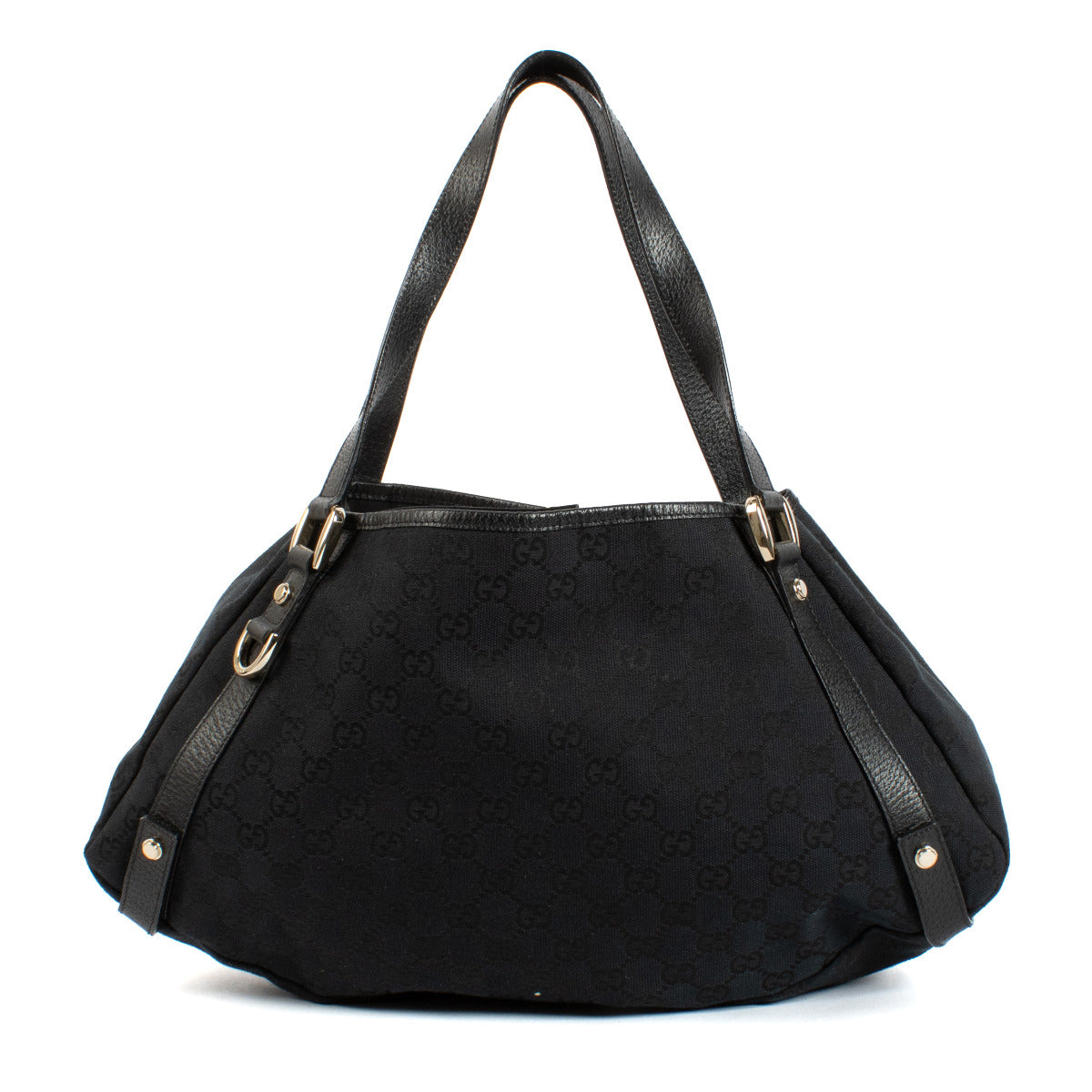 Gucci Black Monogram Abbey Shoulder Bag