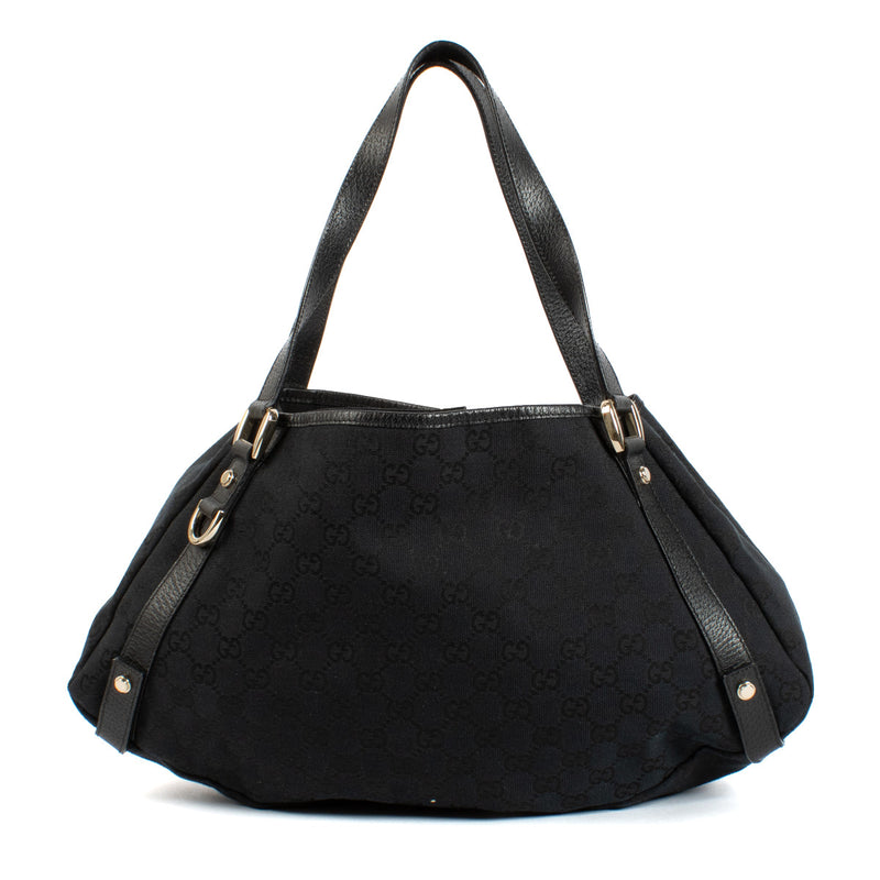 Gucci Black Monogram Abbey Shoulder Bag