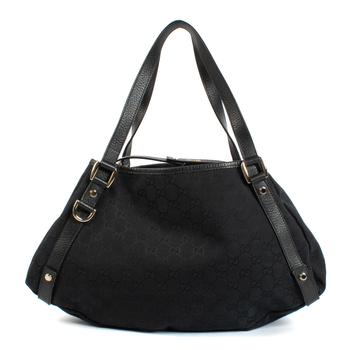Gucci Black Monogram Abbey Shoulder Bag