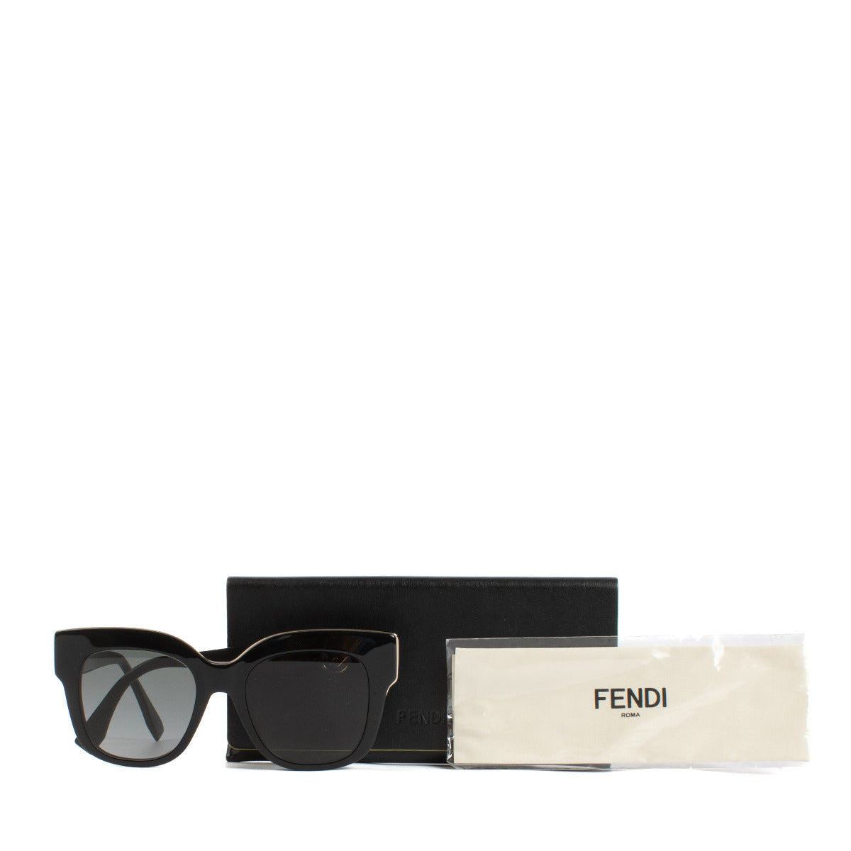 Fendi Logo Butterfly Sunglasses