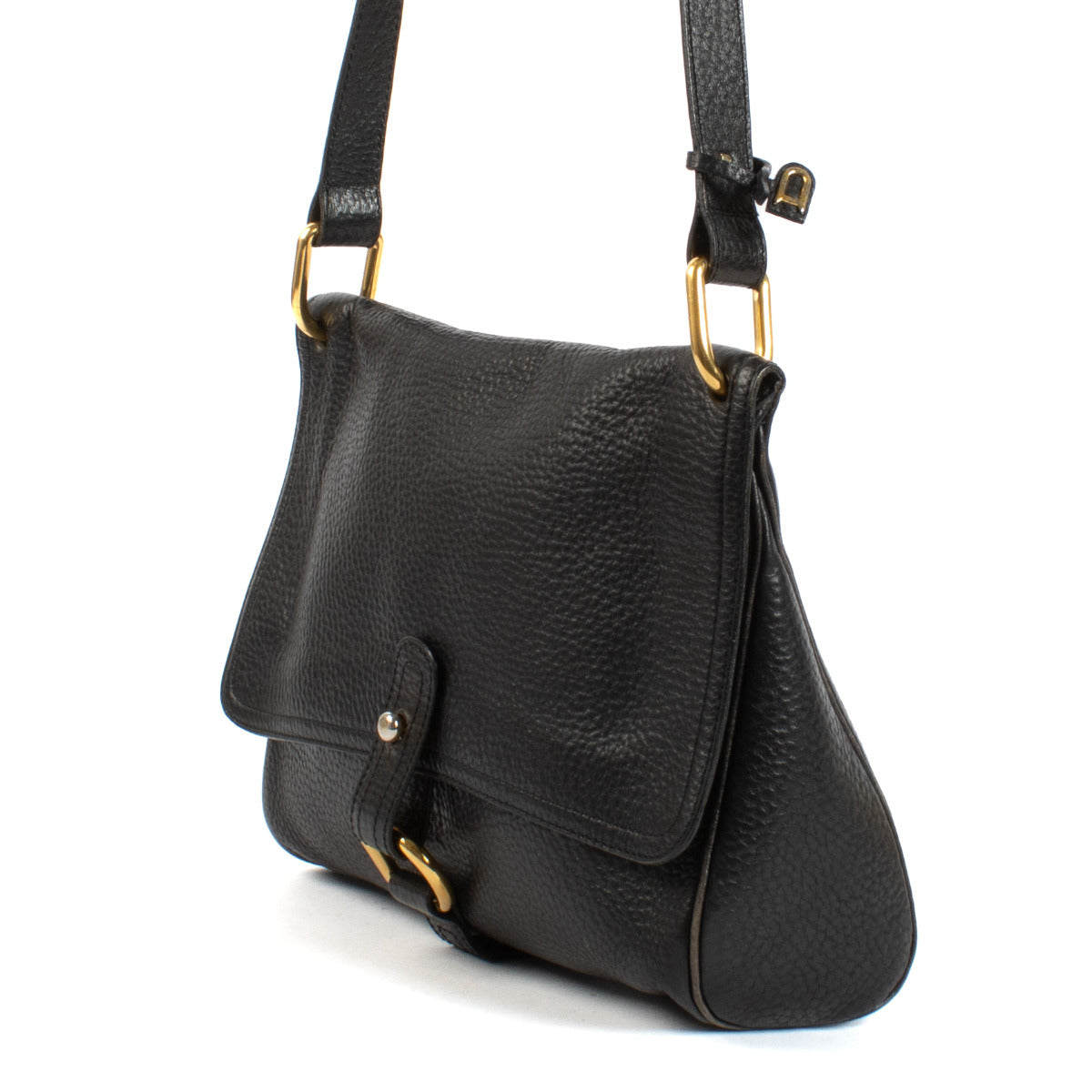 Delvaux Zwarte Kleine Fichu Schoudertas