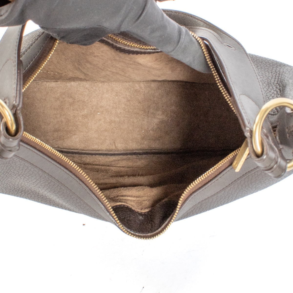 Shop safe online at Labellov in Antwerp, Brussels and Knokke this 100% authentic second hand Delvaux Dark Brown Camille Shoulder Bag