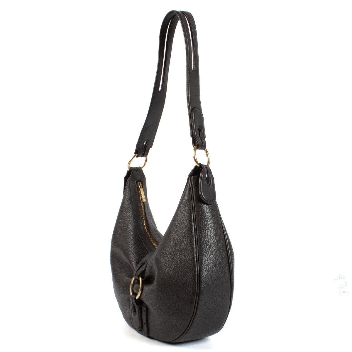 Shop safe online at Labellov in Antwerp, Brussels and Knokke this 100% authentic second hand Delvaux Dark Brown Camille Shoulder Bag