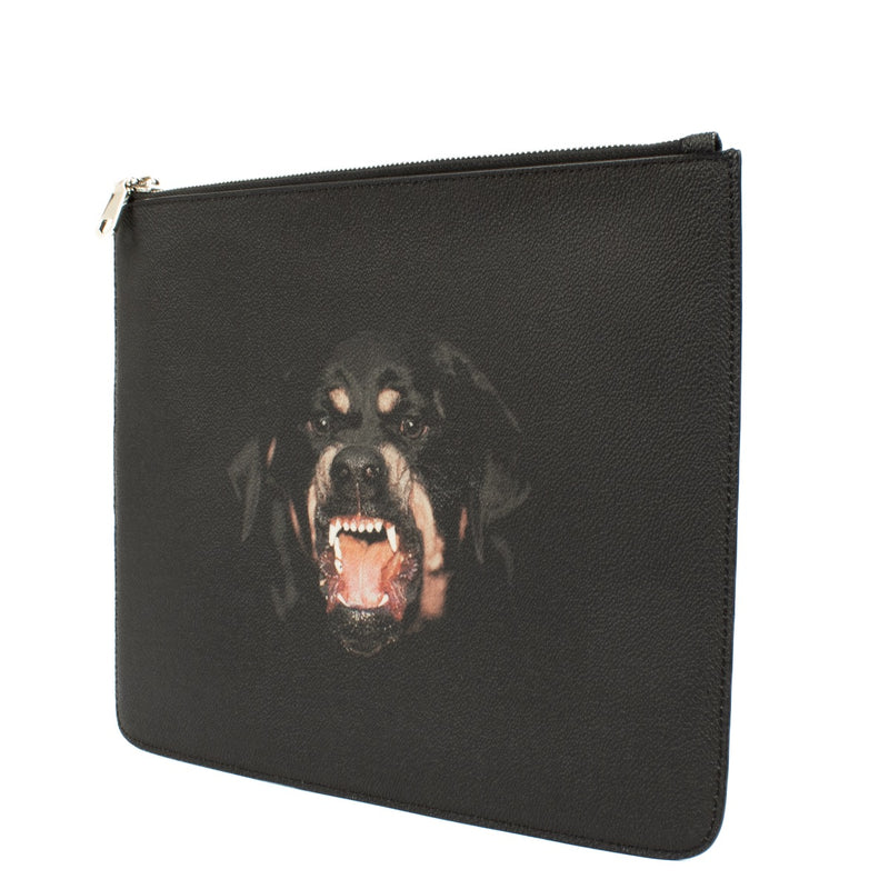 Authentic second hand Givenchy Black Rottweiler Clutch on Labellov.com