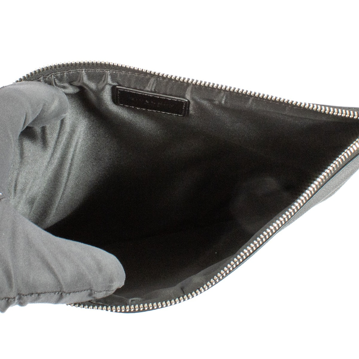 Authentic second hand Givenchy Black Rottweiler Clutch on Labellov.com
