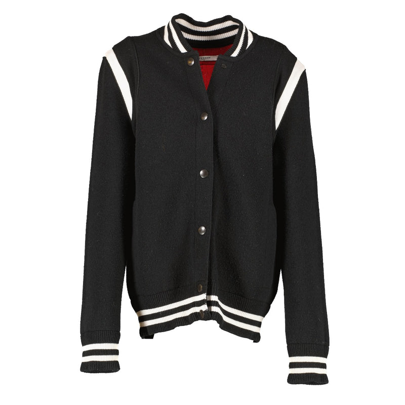 shop 100% authentic second hand Givenchy Black Knitted Varsity Jacket - Size XS on Labellov.com