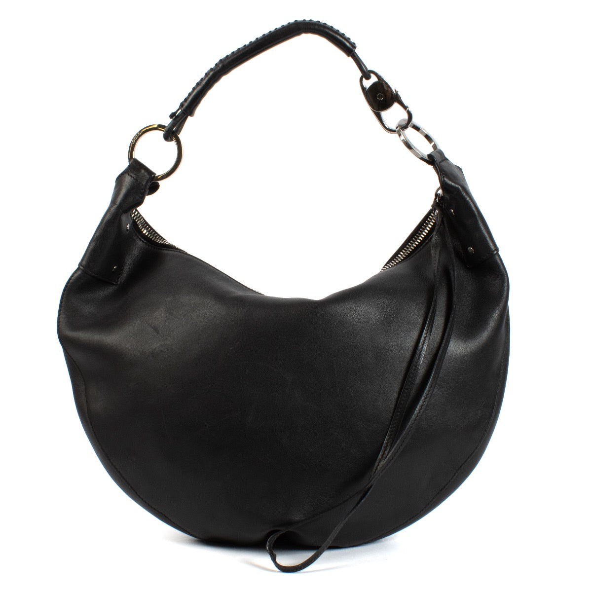 Shop safe online at Labellov in Antwerp and Knokke this 100% authentic second hand Gucci Black Hobo Bag