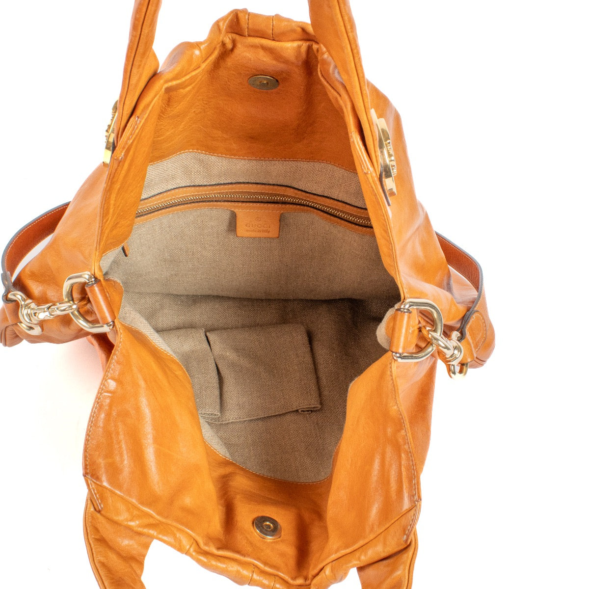 shop 100% authentic second hand Gucci Camel Tattoo Hearts Hobo Bag on Labellov.com