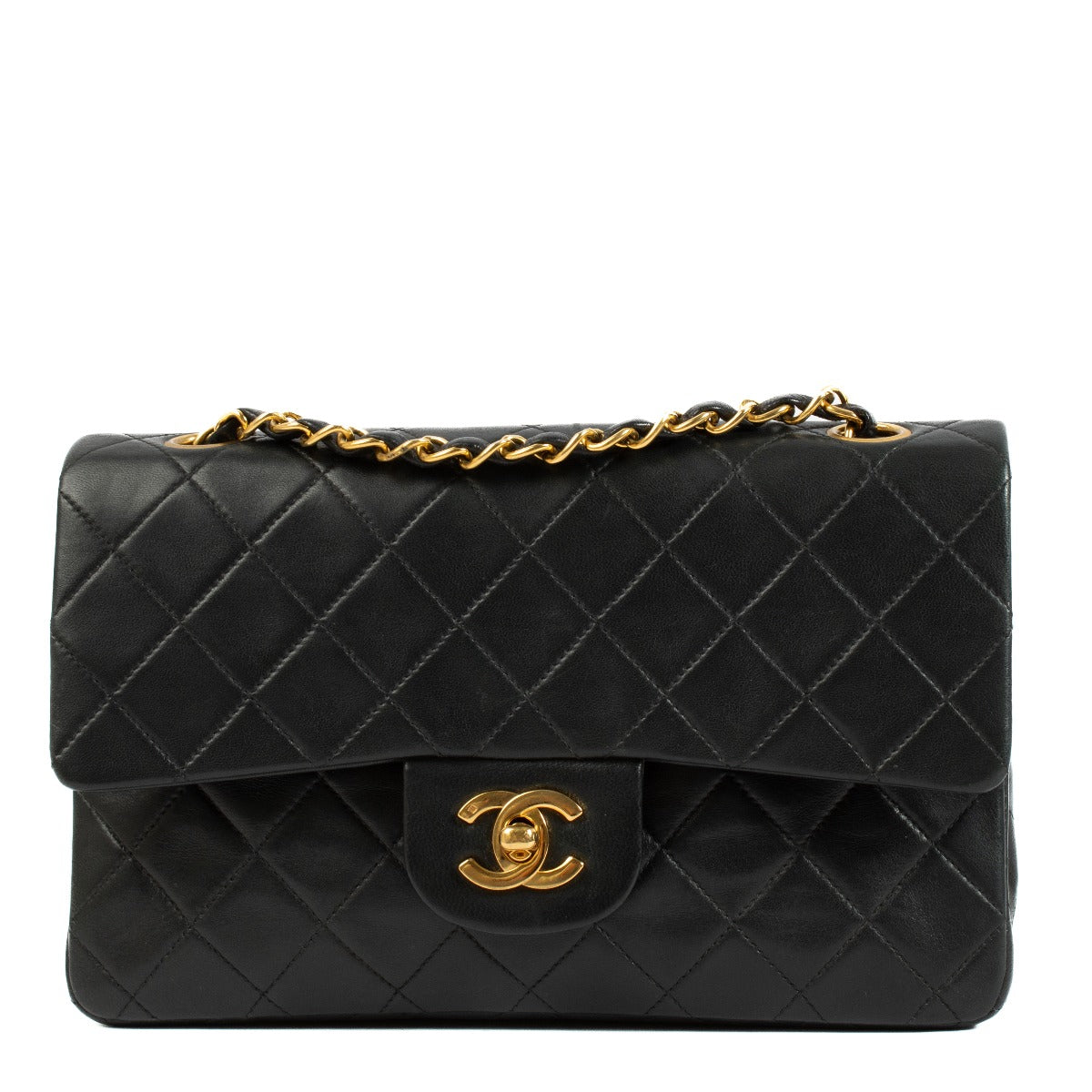 Shop 100% authentic secondhand Chanel Black Small Vintage Classic Flap Bag on Labellov.com