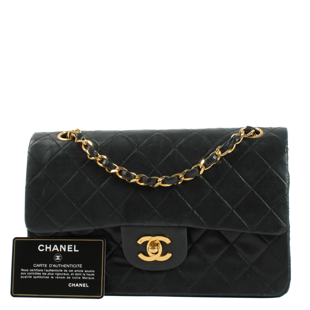 Chanel Black Leather Classicflap bag
