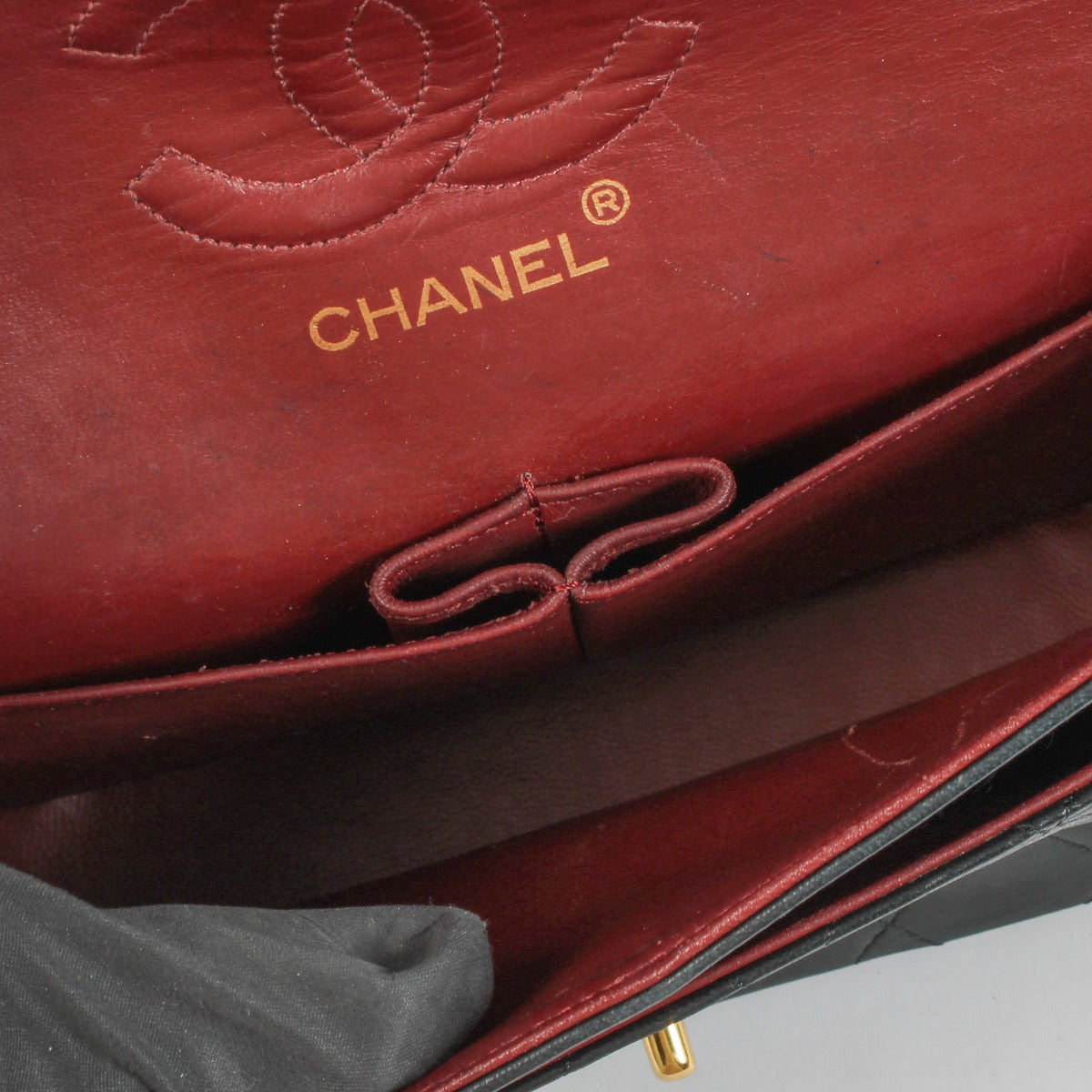 Chanel Black Leather Classicflap bag