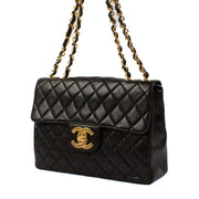 shop 100% authentic second hand Chanel Black Jumbo XL Classic Lambskin Single Flap on Labellov.com