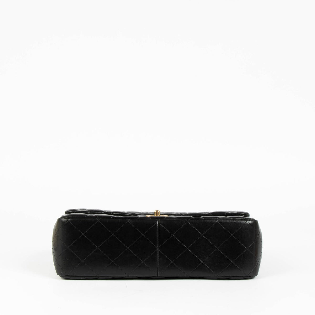 Shop this 100% authentic Chanel Black Lambskin Large/Jumbo Classic Double Flap Bag at Labellov.com