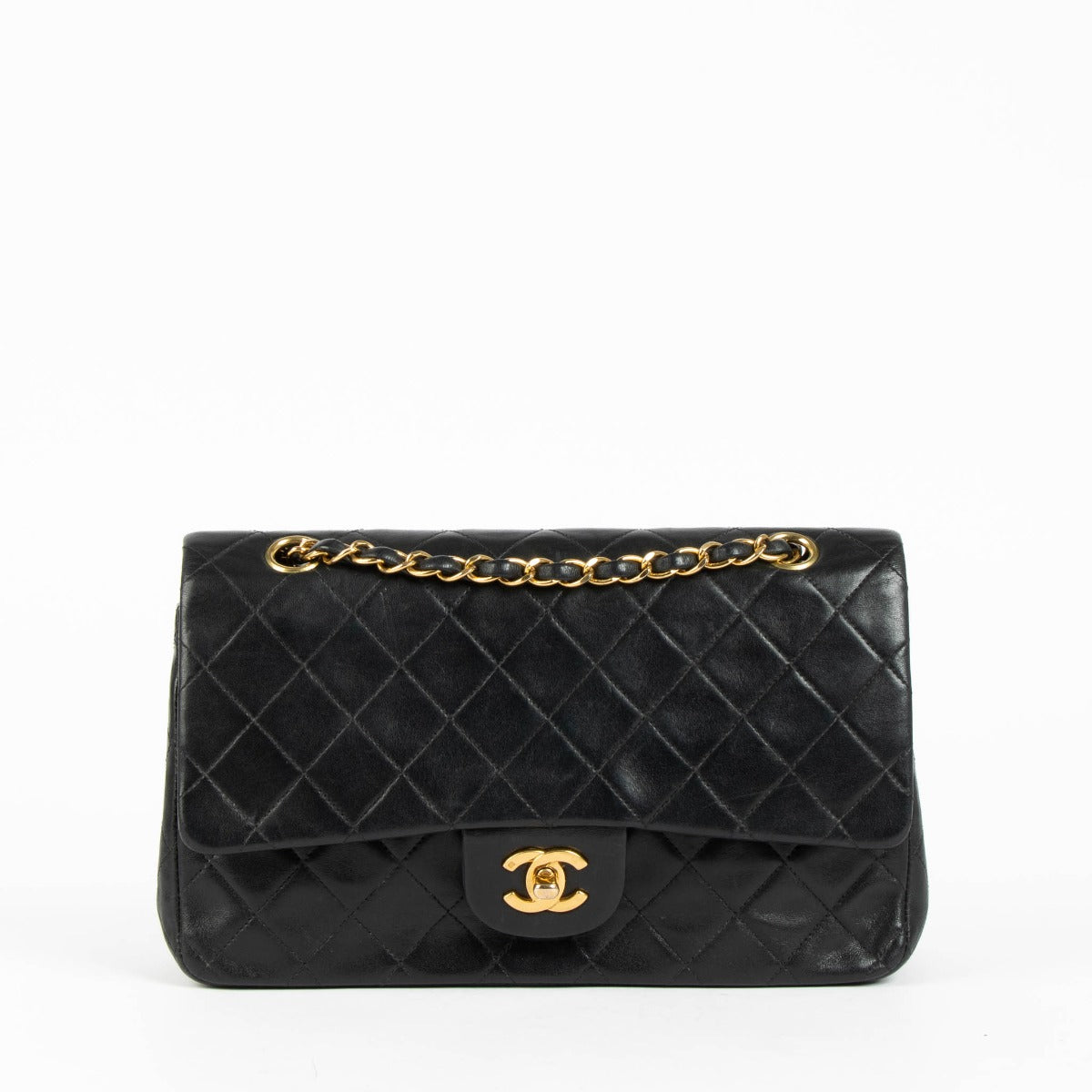 Shop this 100% authentic Chanel Medium Classic Lambskin Double Flap Bag at Labellov.com