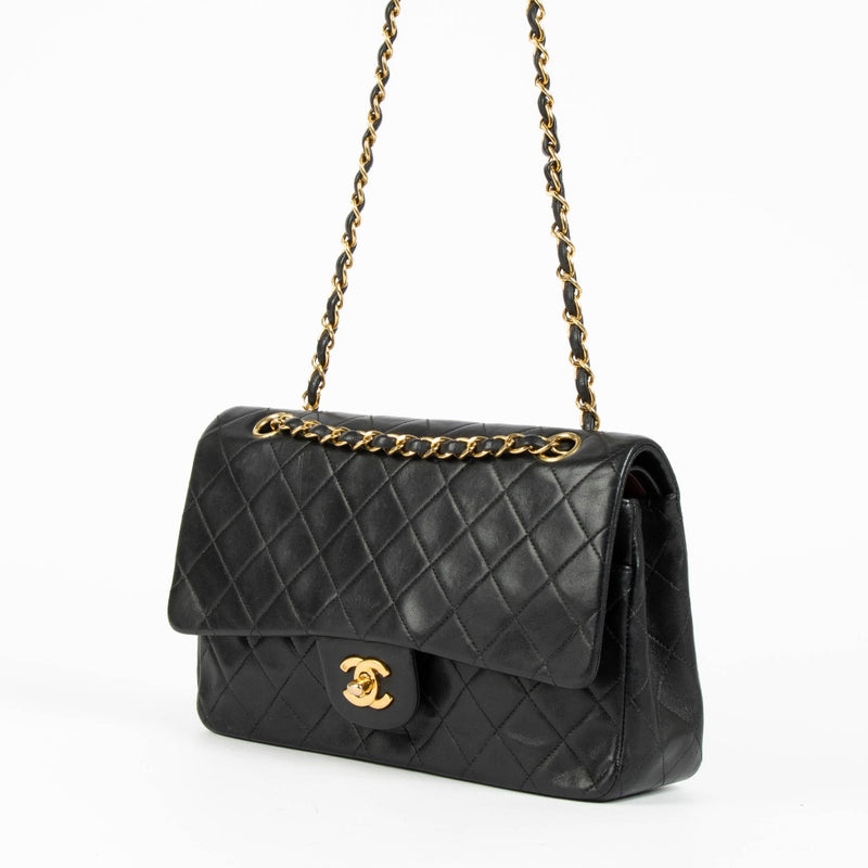 Shop this 100% authentic Chanel Medium Classic Lambskin Double Flap Bag at Labellov.com