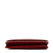 shop 100% authentic second hand Chanel Red Classic Lambskin Wallet On Chain on Labellov.com