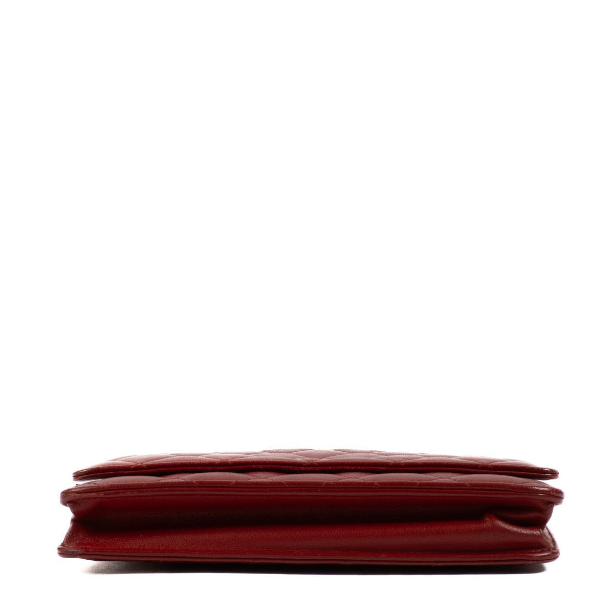 shop 100% authentic second hand Chanel Red Classic Lambskin Wallet On Chain on Labellov.com