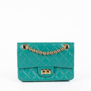 Shop this 100% authentic Chanel Emerald Quilted Aged Calfskin Reissue 2.55 Flap Bag at Labellov.com