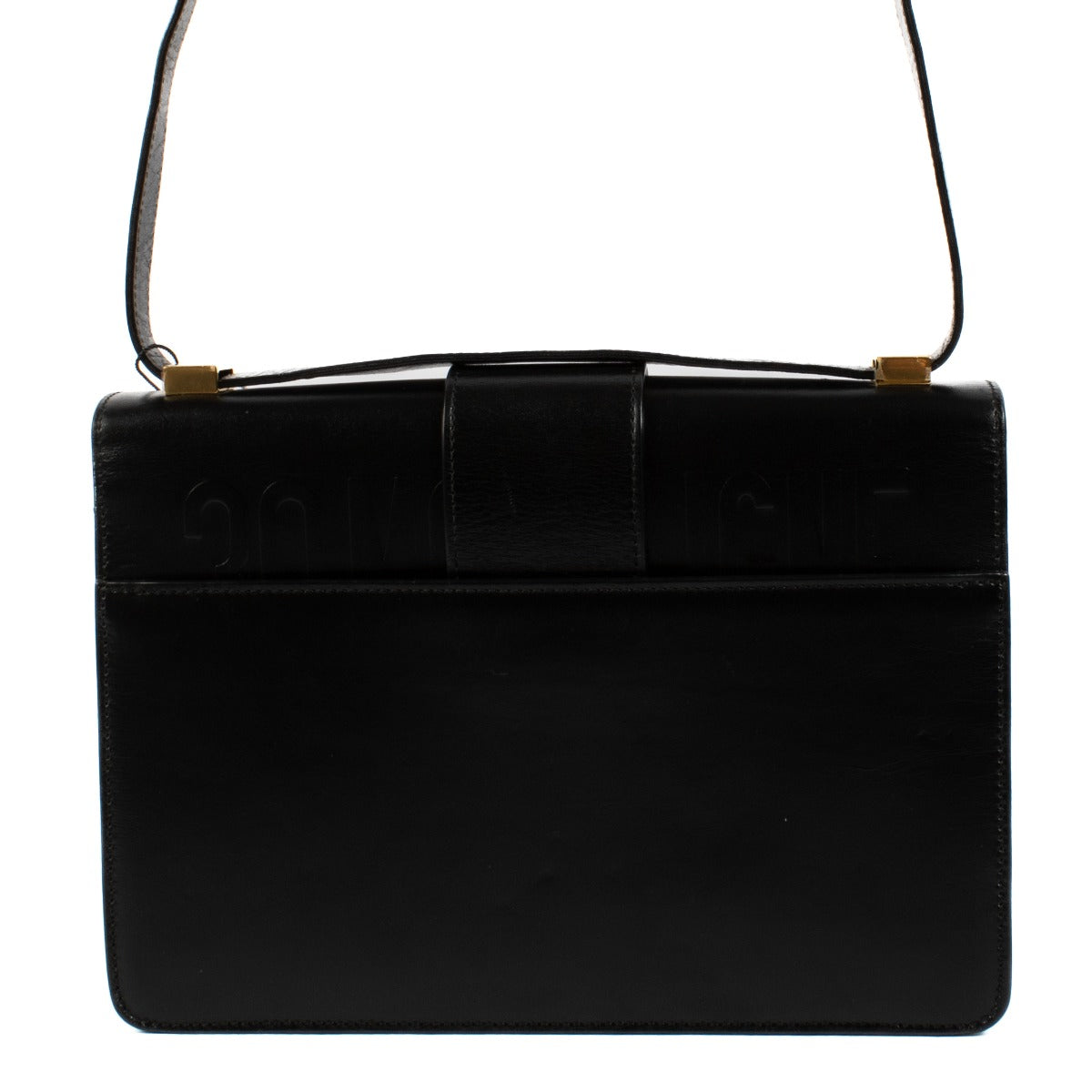 Christian Dior Zwart Box Kalfsleer 30 Montaigne Tas