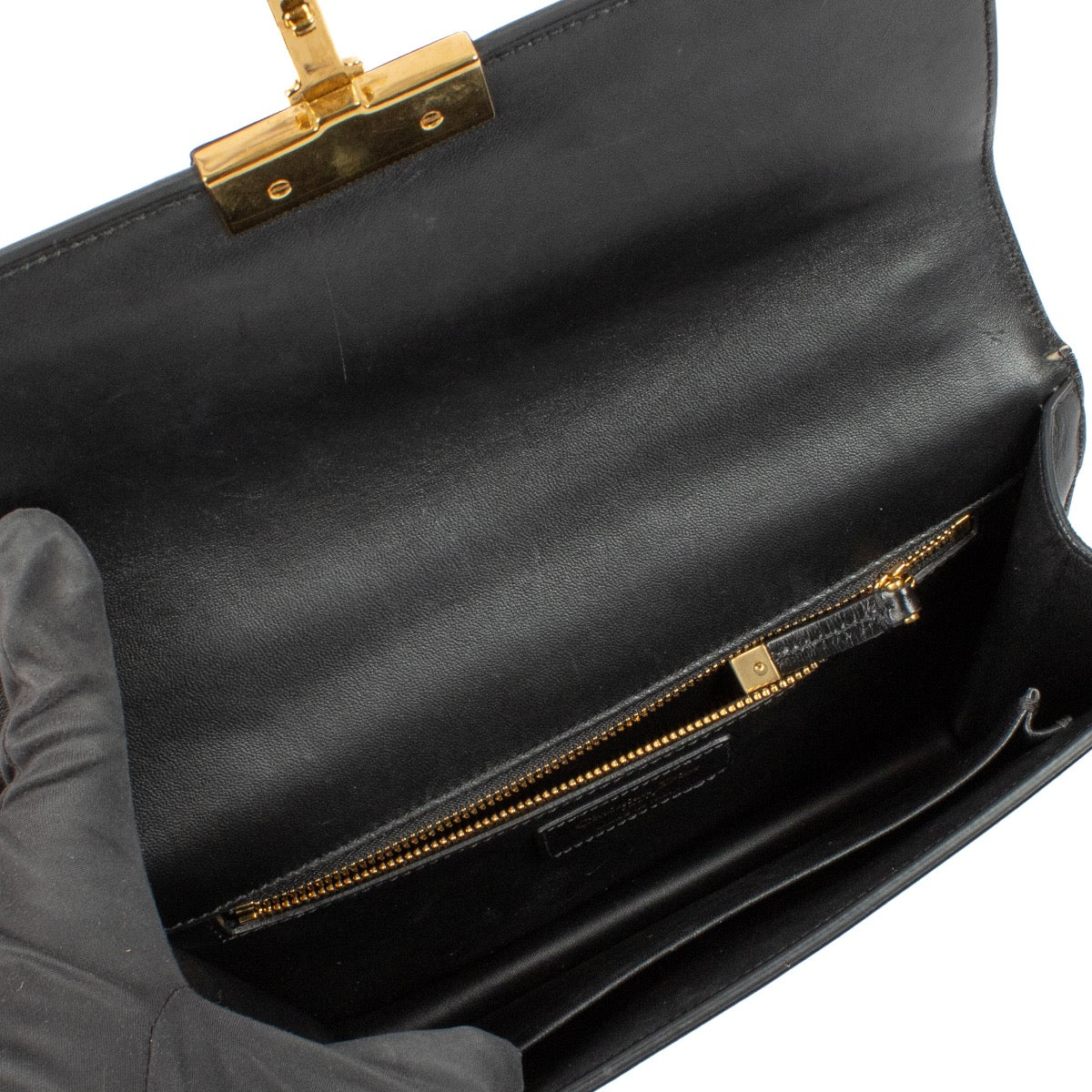 shop 100% authentic second hand Christian Dior Black Box Calfskin 30 Montaigne Bag on Labellov.com