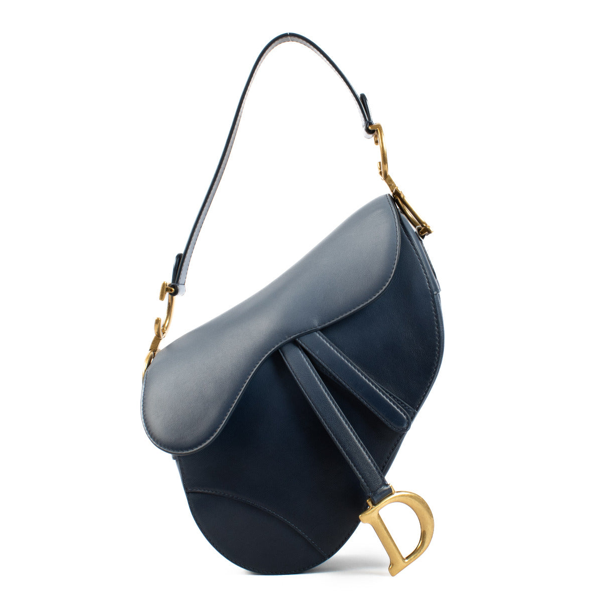 Christian Dior Blue Ombre Saddle Bag