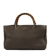 shop 100% authentic second hand Gucci Grey Medium Bamboo Shopper Bag on Labellov.com