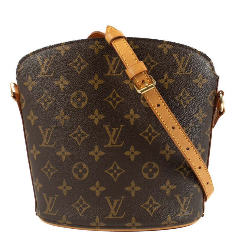 The Louis Vuitton Monogram Drouot Crossbody is a sleek, practical bag made from Monogram canvas, featuring an adjustable strap and spacious interior for everyday use. Buy now at Labellov