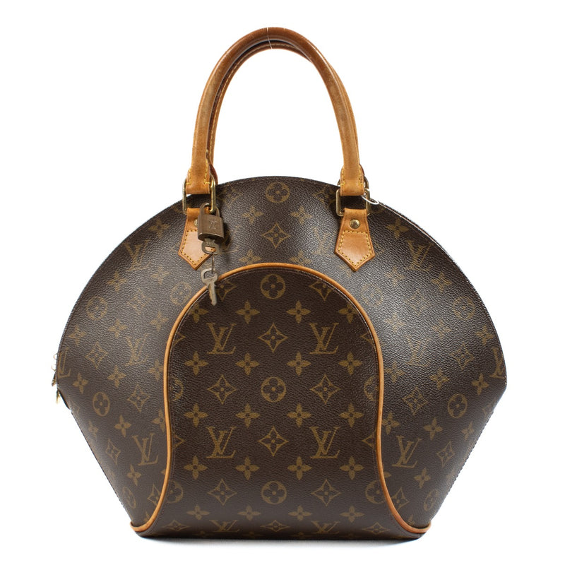 Shop safe online at Labellov in Antwerp, Brussels and Knokke this 100% authentic second hand Louis Vuitton Monogram Ellipse MM Top Handle. Veilig online tweedehands authentieke Louis Vuitton Monogram Ellipse MM handtas kopen bij Labellov.