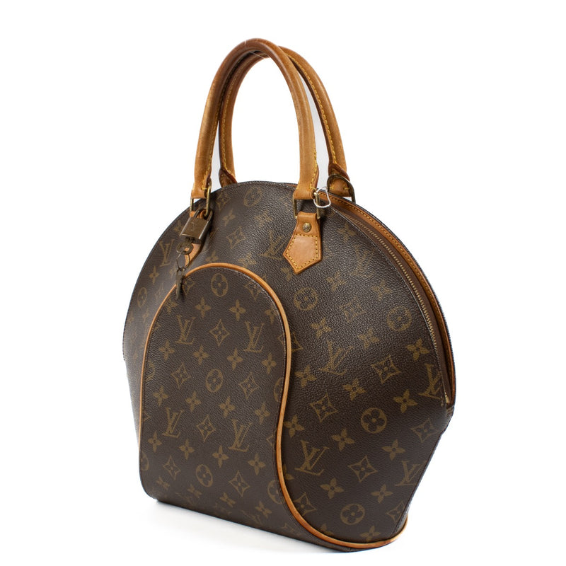 Shop safe online at Labellov in Antwerp, Brussels and Knokke this 100% authentic second hand Louis Vuitton Monogram Ellipse MM Top Handle. Veilig online tweedehands authentieke Louis Vuitton Monogram Ellipse MM handtas kopen bij Labellov.