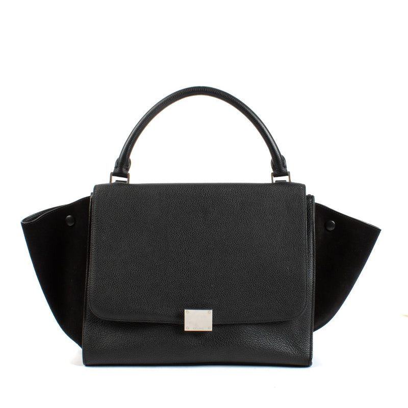 Shop 100% authentic secondhand Céline Black Medium Trapeze Top Handle Bag on Labellov.com