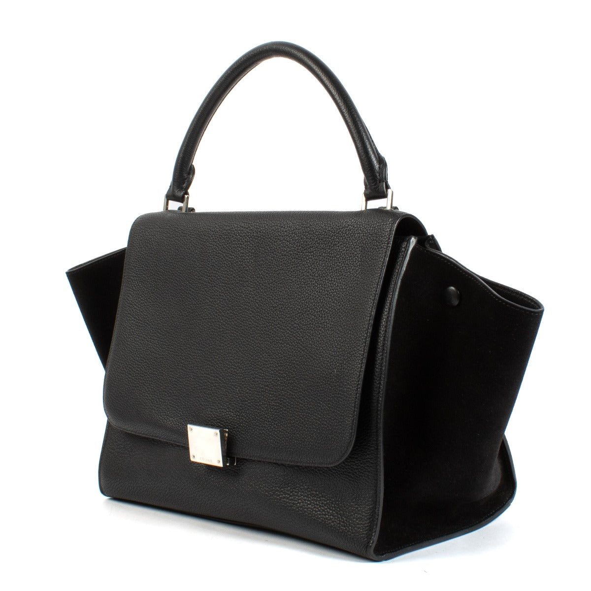 Shop 100% authentic secondhand Céline Black Medium Trapeze Top Handle Bag on Labellov.com
