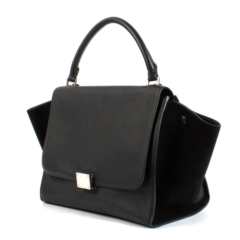 Shop 100% authentic secondhand Céline Black Medium Trapeze Top Handle Bag on Labellov.com