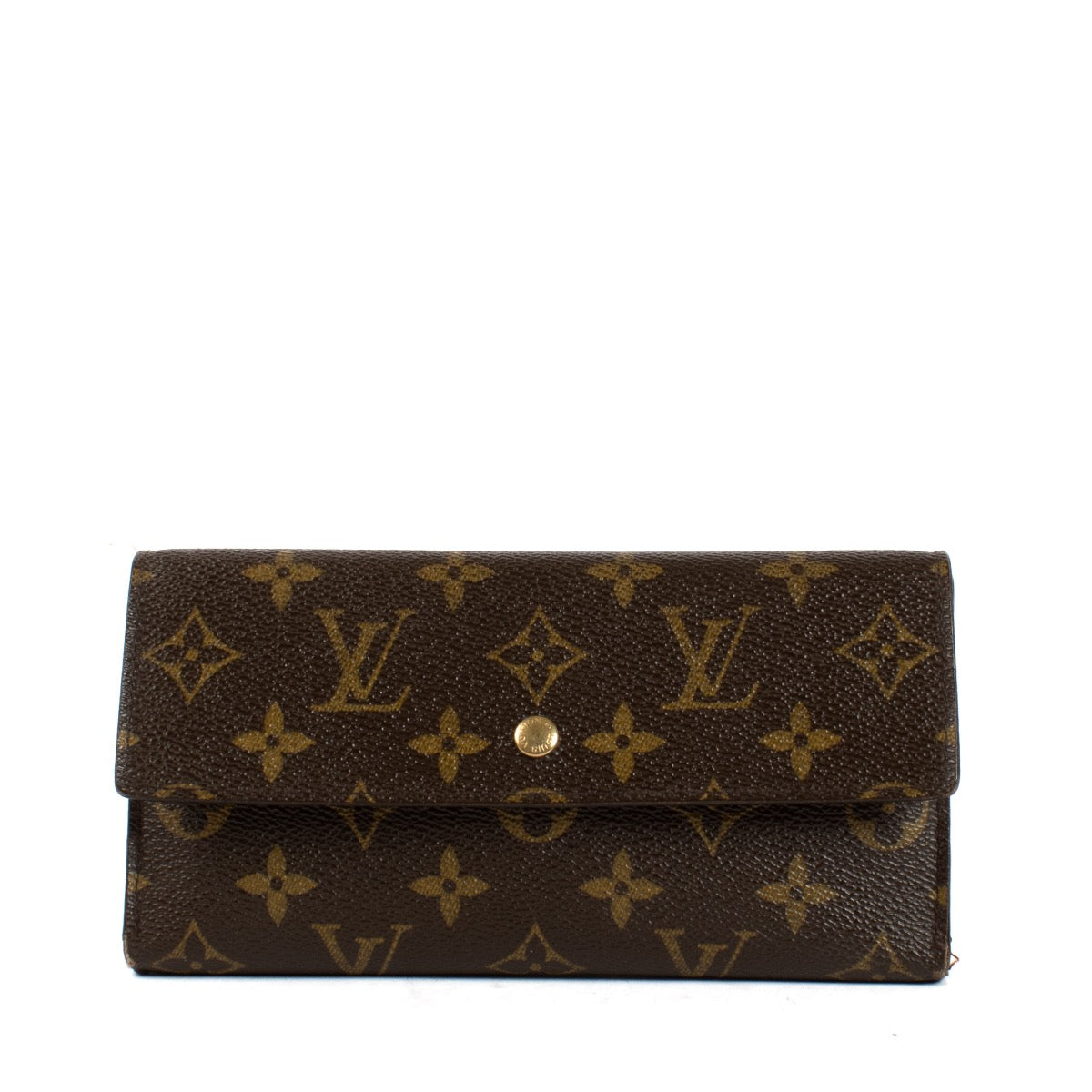 Shop safe online at Labellov in Antwerp and Knokke this 100% authentic second hand Louis Vuitton Monogram Porte Tresor International Long Wallet
