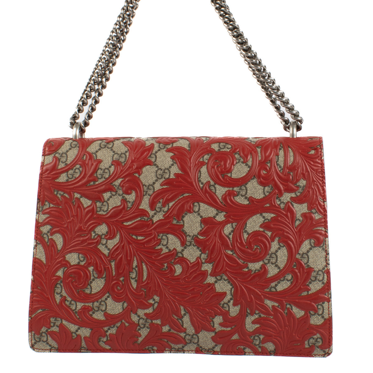 Gucci Rood Arabesque GG Dionysus Medium Tas
