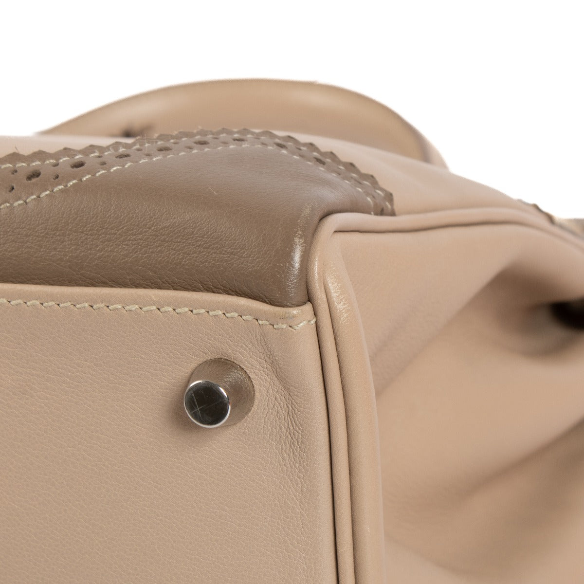 Hermès Kelly 35 Ghillies Argile/Etoupe Swift PHW