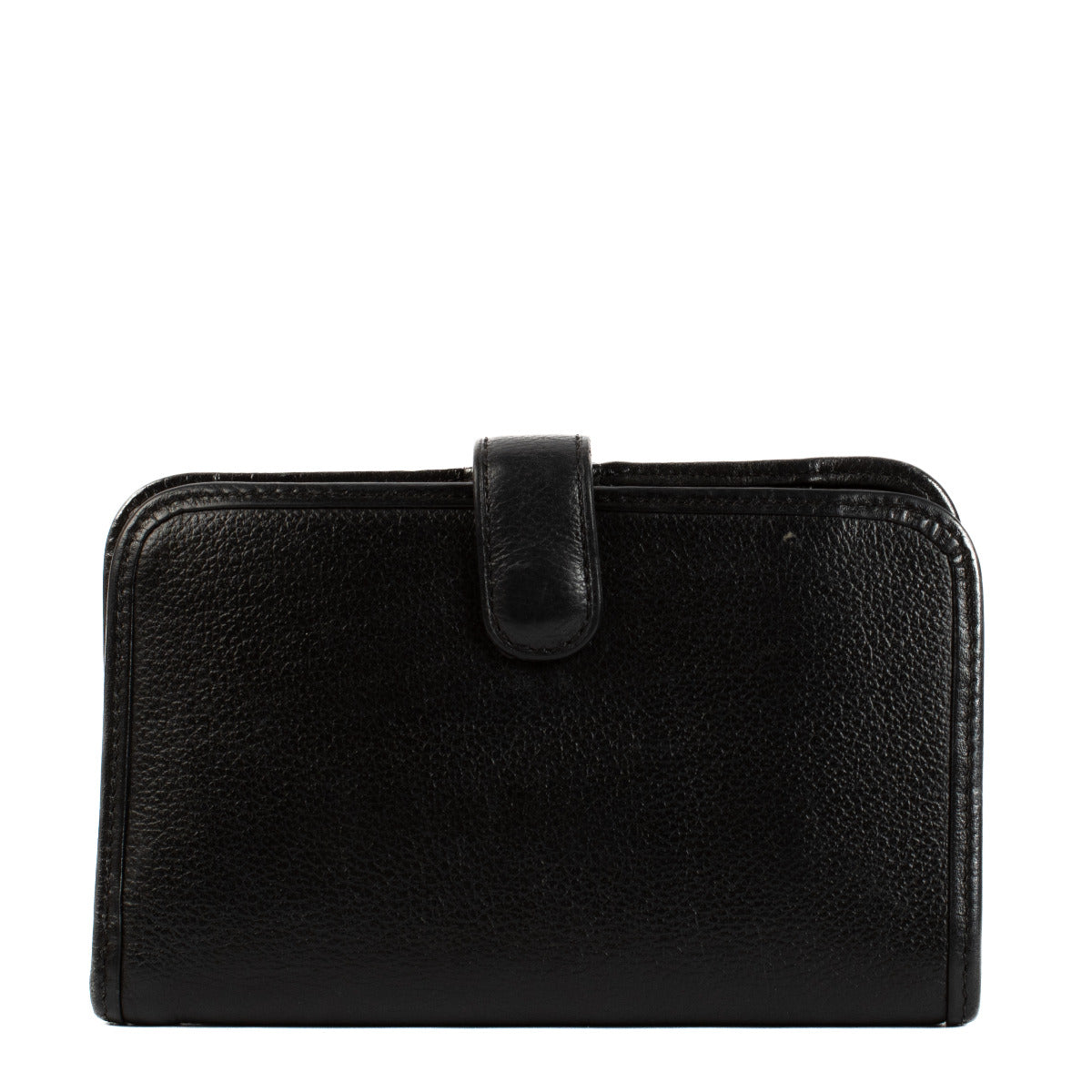 Delvaux Astrid Black Leather Wallet