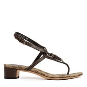 Gucci GG Canvas Horsebit Sandals