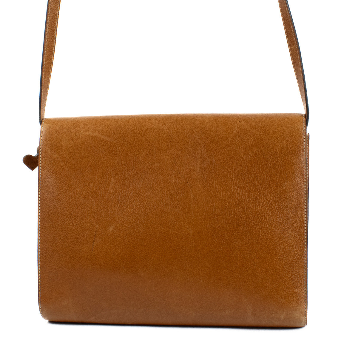 Delvaux Camel Leren Romeo Tas