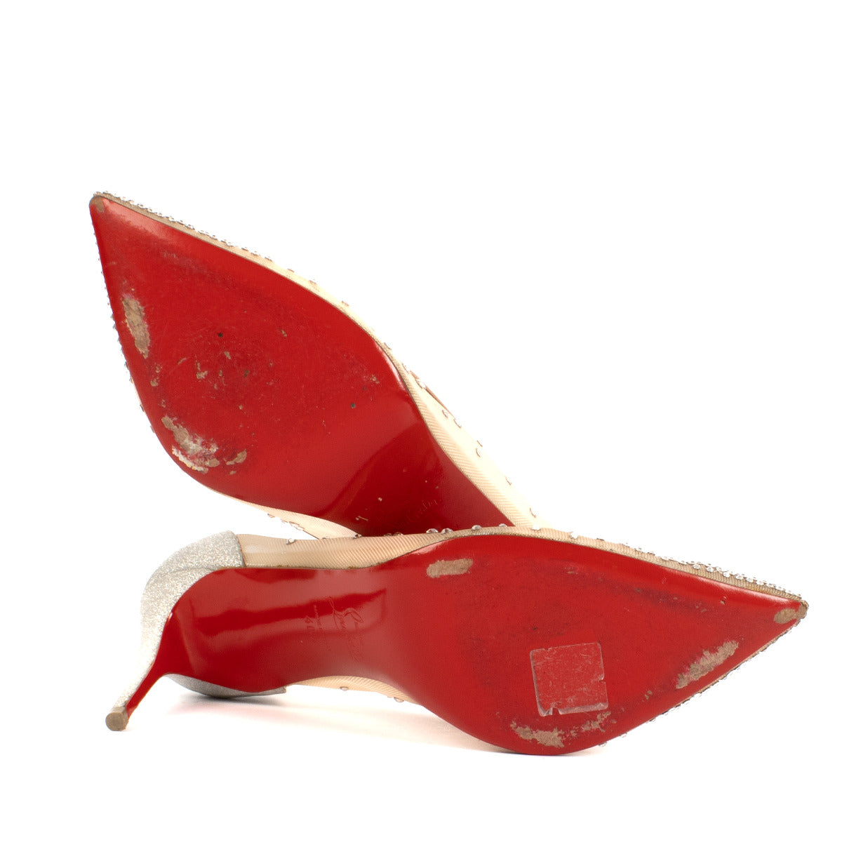 Escarpins Christian Louboutin Follies Strass 85 - taille 40,5