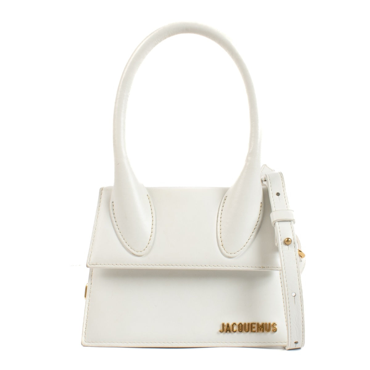 Shop 100% authentic secondhand Jacquemus White Chiquito Top Handle Bag on Labellov.com