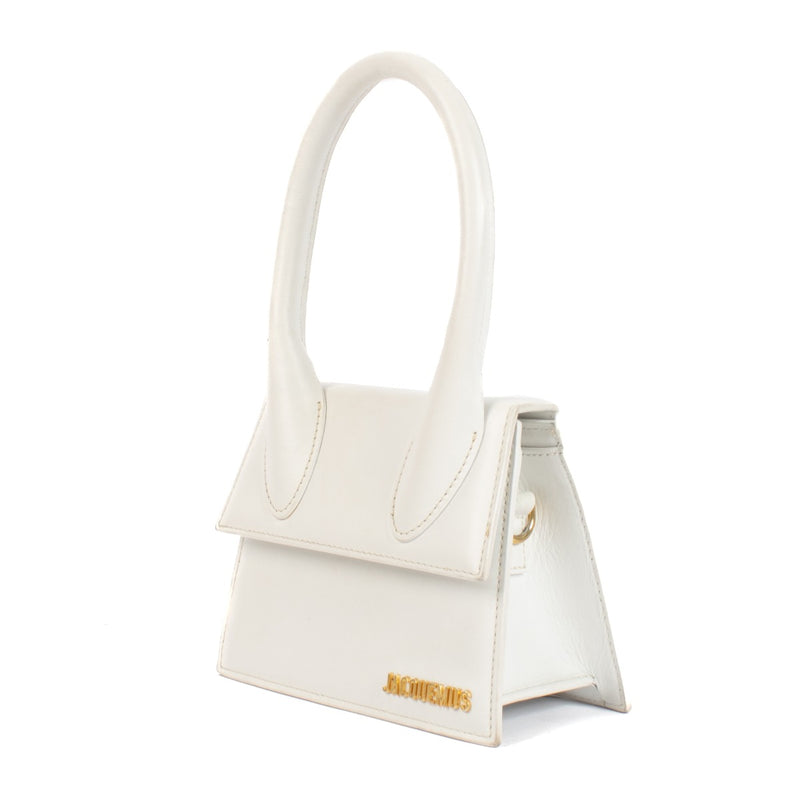 Shop 100% authentic secondhand Jacquemus White Chiquito Top Handle Bag on Labellov.com