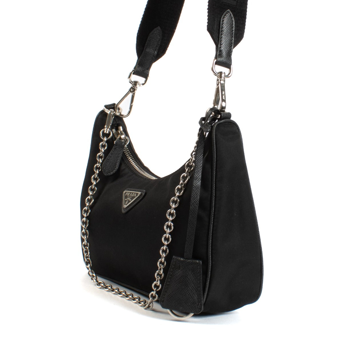 Shop 100% authentic secondhand Prada Black Re-Edition 2005 Crossbody on Labellov.com