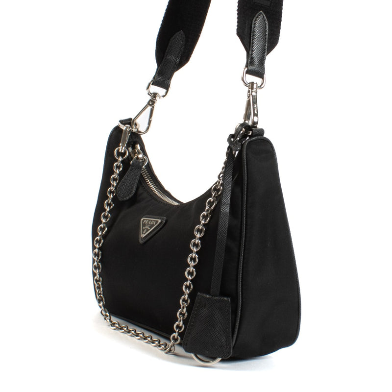 Shop 100% authentic secondhand Prada Black Re-Edition 2005 Crossbody on Labellov.com