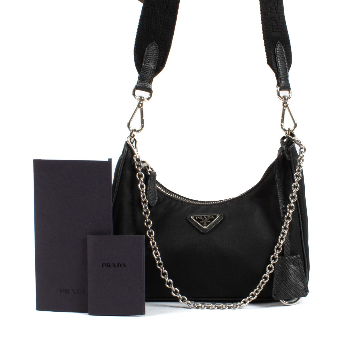 Shop 100% authentic secondhand Prada Black Re-Edition 2005 Crossbody on Labellov.com