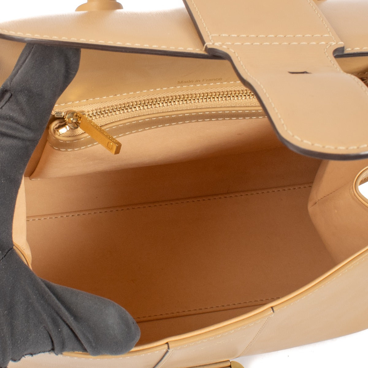Delvaux Tender Beige Box Calf Brillant PM
