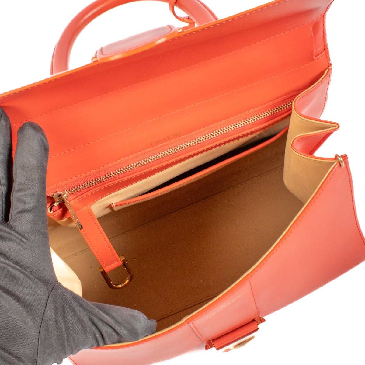Delvaux Corail Box Calf Brillant MM