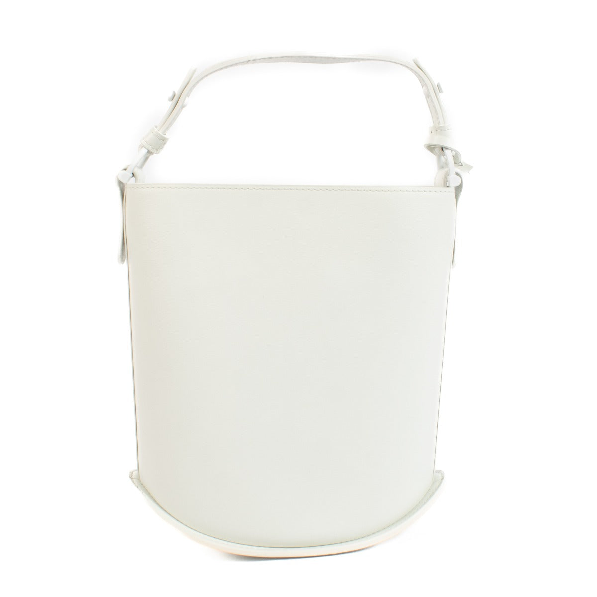 Sac seau Delvaux Optic White Box Calf The Blossom Rave Pin Mini